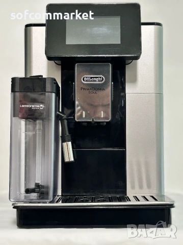 Кафемашина DeLonghi PrimaDonna Soul (ECAM 612.55.SB) – Като нова, с 6 месеца ГАРАНЦИЯ!, снимка 2 - Кафемашини - 53735645