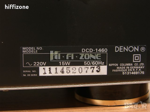 CD PLAYER Denon dcd-1460, снимка 9 - Ресийвъри, усилватели, смесителни пултове - 35831205