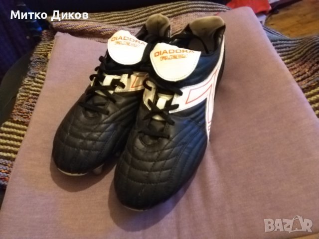 DIADORA RUGBY обувки с метални бутони освен за ръгби стават и за футбол като нови №44, снимка 1 - Футбол - 38762293