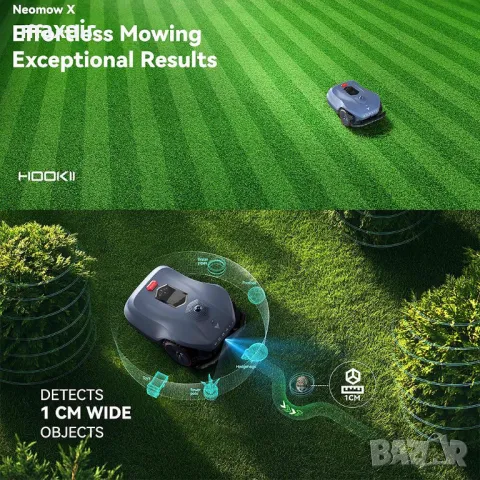 Робот косачка без ограничителен кабел HOOKII Neomow X Pro * Безплатна доставка * Гаранция 2 години, снимка 14 - Градинска техника - 49968250