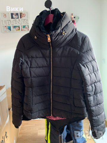 Zara Зара дамско черно яке