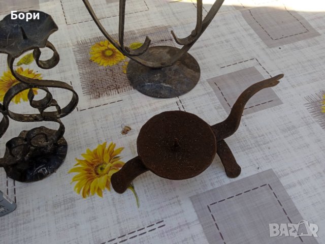 Метални свещници, снимка 8 - Декорация за дома - 40062112