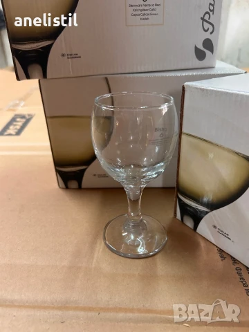 Нови чаши за вино "Bistro 6" от Paşabahçe - 3 кутии!, снимка 3 - Чаши - 51341198