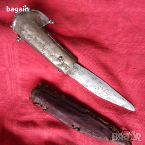 Шашка, карабела, нож, дръжка, сребро.., снимка 5 - Антикварни и старинни предмети - 52331561