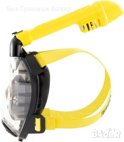 Нова CRESSI Маска за шнорхелинг пълно лице 180° суха система антифог, снимка 4 - Водни спортове - 53034506