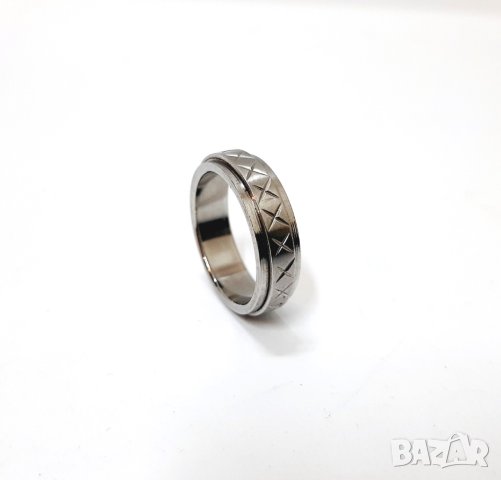 Пръстен(халка), неръждаема стомана(1.3), снимка 2 - Пръстени - 42652213