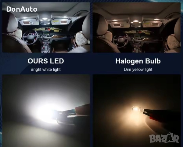 W5W Т10 LED крушки, снимка 4 - Аксесоари и консумативи - 51635065