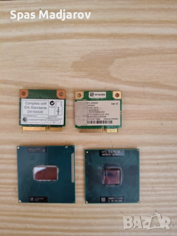 Части за лаптоп - камера, вентилатор, капак, процесор, мрежова карта, клавиатура, снимка 7 - Лаптопи за дома - 52971586