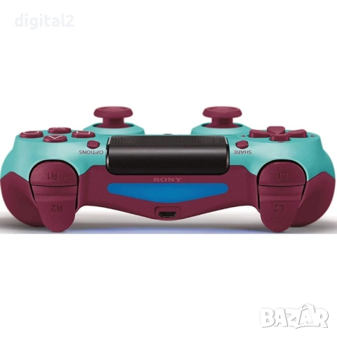 Джойстик за PS4 DualShock 4 Berry Blue v2 , Лимитиран , 2 г гаранция, снимка 5 - PlayStation конзоли - 53638553