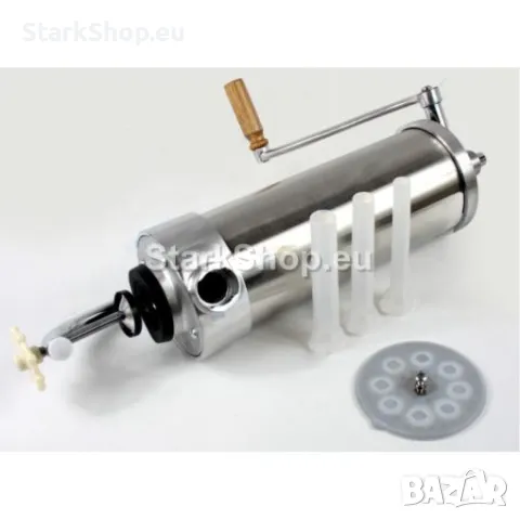 Вертикална Машина за Пълнене на Колбаси-Пълначка от Неръждаема Стомана Вертикална Натоварване 4 кг , снимка 4 - Други инструменти - 50317943