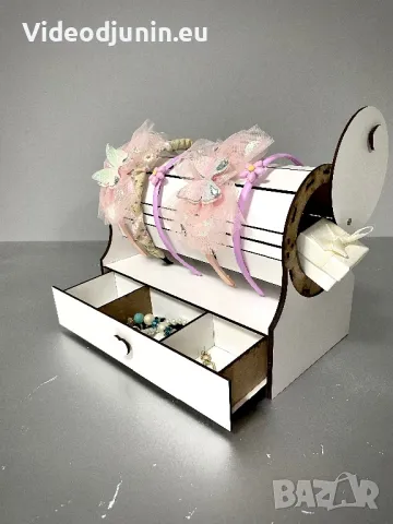 Органайзер/поставка за диадеми, фибички, ластици и всякакви любими и ценни неща, снимка 3 - Аксесоари за коса - 48000645