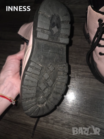 Розови Боти с блестящ ефект., снимка 3 - Детски боти и ботуши - 53057814