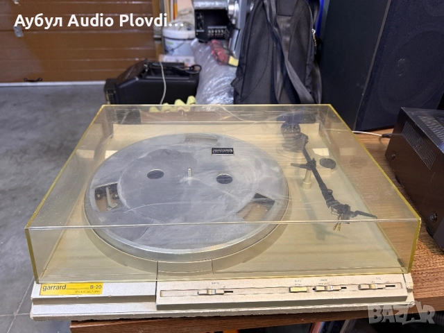 ПОЛУАВТОМАТИЧЕН ГРАМОФОН GARRARD B-20 , снимка 2 - Грамофони - 52678370