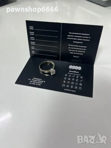 Златен пръстен 14 карата , снимка 11 - Пръстени - 48581703