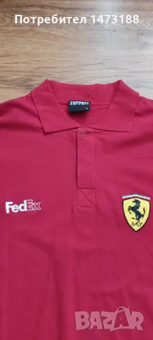 Оригинална тениска FERRARI, снимка 3 - Фен артикули - 47290651