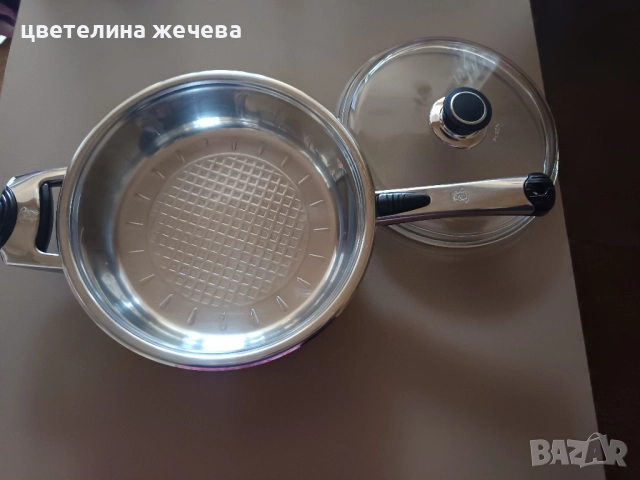 Професионален тиган с двойно дъно JS-Produkte, снимка 2 - Съдове за готвене - 52374897