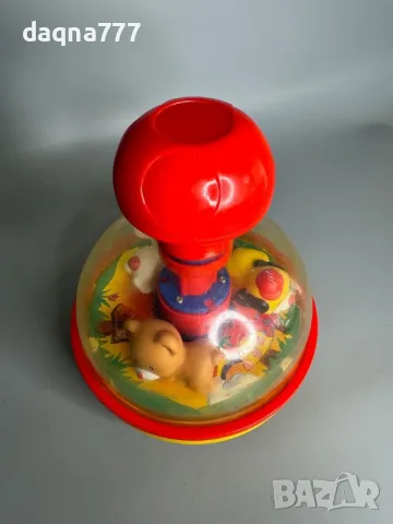 Винтидж въртележка играчка Весел подарък зайче, мече и животно дизайн 1991 Redbox играчка , снимка 2 - Колекции - 50226409