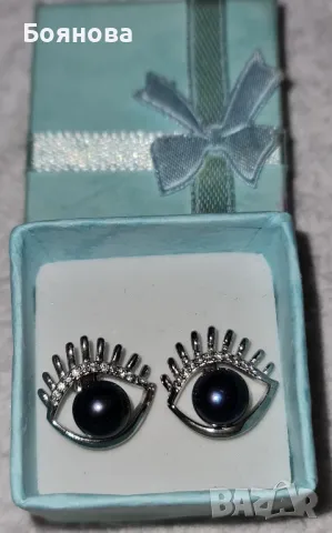 Нежни Обеци от естествени перли  и сребро