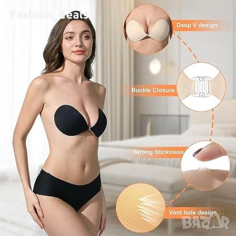 Нови 2 броя Push Up сутиен бюстие за повдигане за вечерни рокли Жени, снимка 4 - Бельо - 42618905