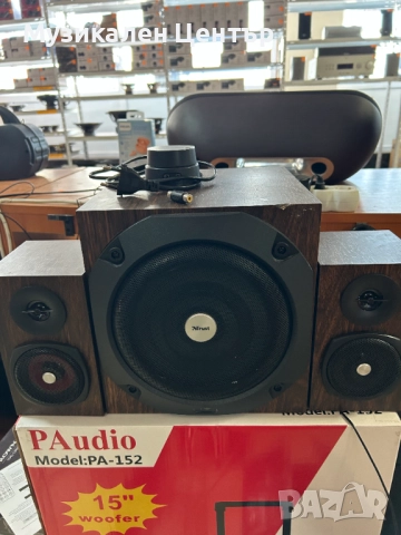 Безжична озвучителна система Trust Vigor, кафяв/черен - 21243