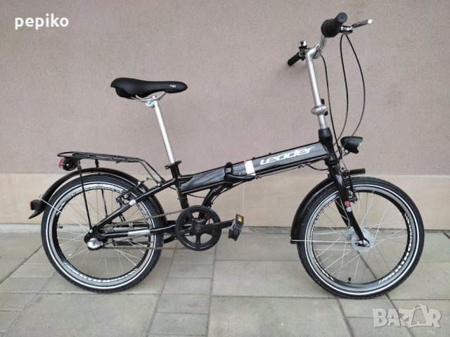 Продавам колела внос от Германия алуминиев двойно сгъваем велосипед RIO FOLDO 20 цола динамо, снимка 1 - Велосипеди - 35908170