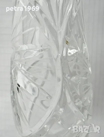Кристални вази, снимка 5 - Вази - 49679498