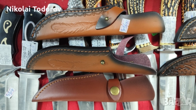 Каний естествена кожа, снимка 5 - Ножове - 49260292