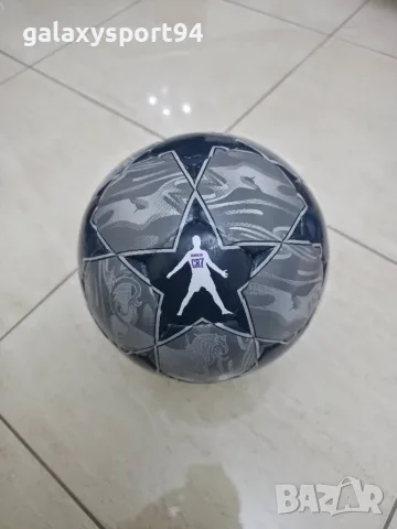 Топка Роналдо сива с фигура Шампионска лига 2027 Cristiano Ronaldo