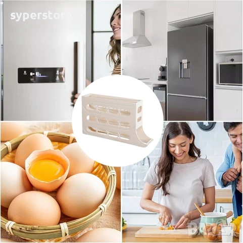 Кутия за съхранение на яйца с 4 нива Digital One SP01120, egg storage box 4 layer, функционална и уд, снимка 10 - Кутии за храна - 51060864