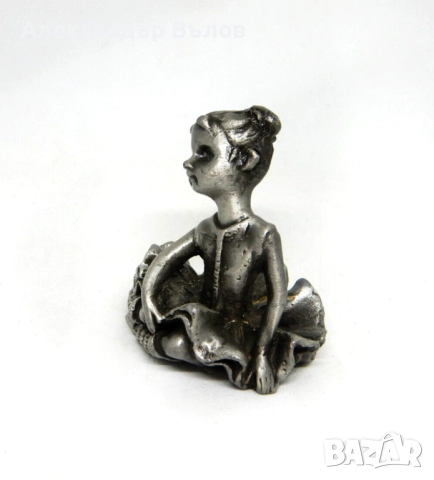 Метална Статуетка Балерина Момиче Фигурка Декорация, снимка 2 - Колекции - 51848757