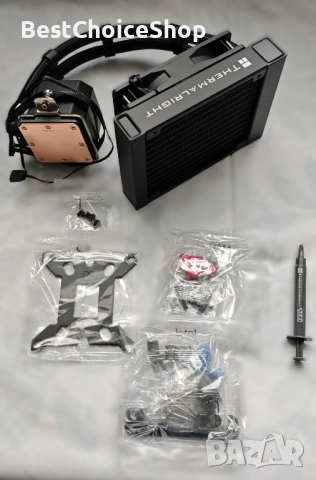 Течен - воден охладител за CPU AIO 3300 RPM PWM вентилатор, снимка 8 - Други - 53462511