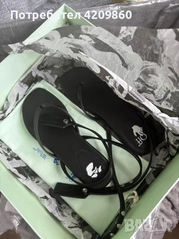 Сандали Off-white , снимка 2 - Сандали - 56301017