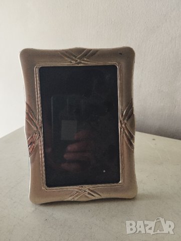 посребрена рамка за снимка в стил арт деко