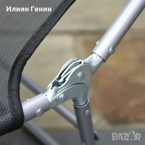 Сгъваем шезлонг Outsunny с облегалка за глава, регулируем шезлонг с 5 позиции, снимка 3 - Градински мебели, декорация  - 51727924