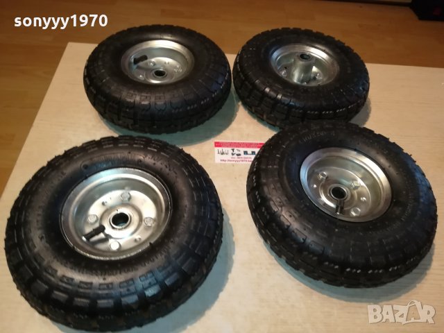 somafix 4бр нови гуми-внос germany 25х8см 1609211929, снимка 2 - Градинска техника - 34156585