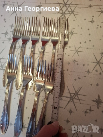 Вилици от неръждаема стомана., снимка 3 - Прибори за хранене, готвене и сервиране - 53114338