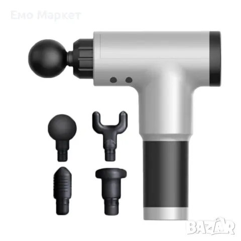 Масажиращ уред за мускули 4 в 1 Fascial Gun HG-320, снимка 8 - Масажори - 49245900