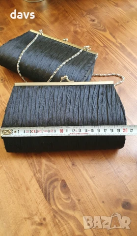 Черна чанта Клъч - Нова - 6 броя, снимка 9 - Чанти - 50802718