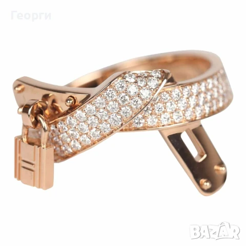Hermes Kelly Gavroche Diamond оригинален пръстен, снимка 1