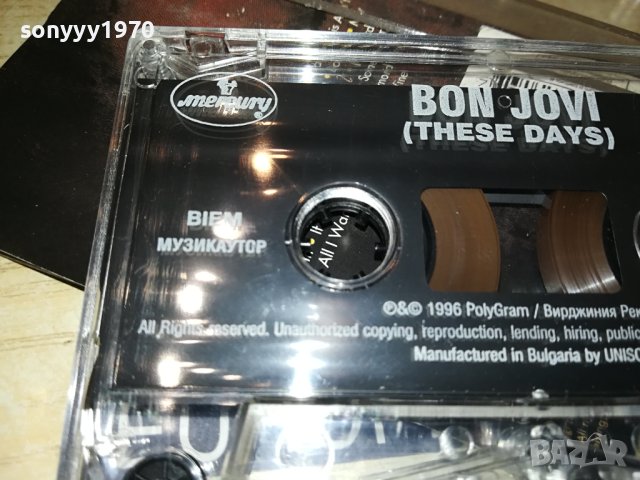 BON JOVI-ORIGINAL TAPE 1509231723, снимка 15 - Аудио касети - 42203614