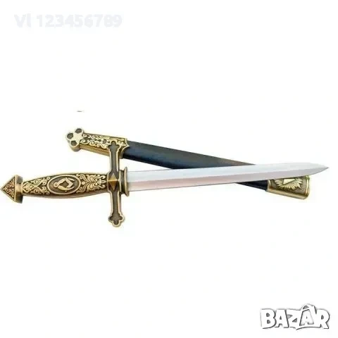 Колекционерски кралски масонски кинжал, снимка 2 - Колекции - 53845310