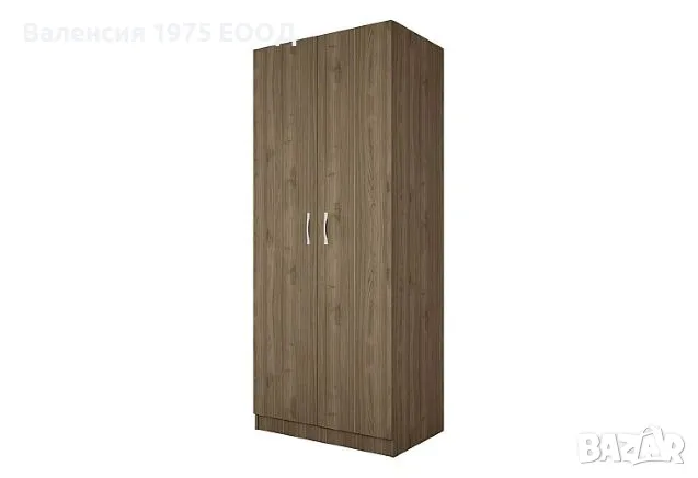 Двукрил гардероб Сити 1001 сонома, орех или комбинация бяло/ арвен, снимка 5 - Гардероби - 18797137