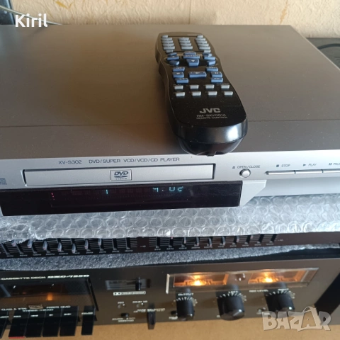 Плейър DVD JVC XV-S302 с дистанционно