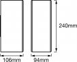 Стенна LED лампа за външна употреба LEDVANCE LED , снимка 3