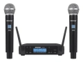 Комплект 2 броя безжични микрофони и UHF приемник с дисплей Shure GLXD4, снимка 2