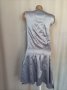 М Сатенена оловно сива рокля , снимка 4
