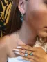 Стилен Комплект с Естествени Топази 💎, снимка 1