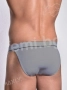 Уникален Супер Секси Мъжки памучен танга изрязан слип 5664 - сив, снимка 3