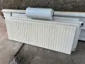 Продавам Панелни радиатори стоманени Стражишки 160/55 4бр.с кранове и разширител , снимка 1