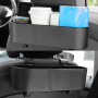Органайзер за задна седалка, кутия за подглавник, черна, снимка 3